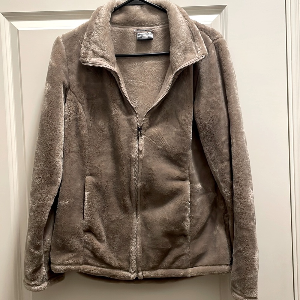 Super soft fleece zip up - never worn